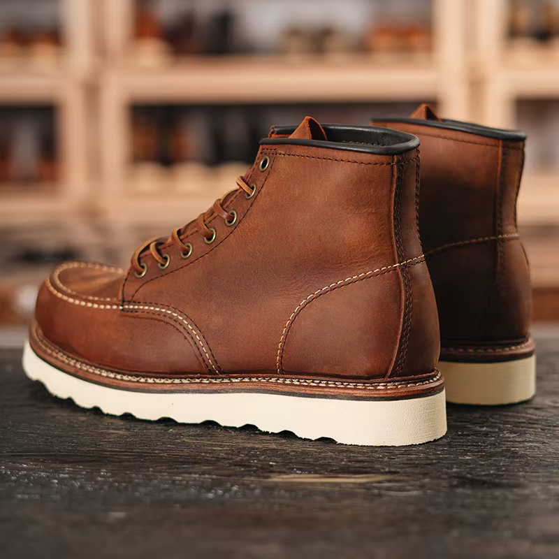 KOWM peau de vache en plein air hommes chaussures de randonnée imperméable désert Camping baskets cheville femmes