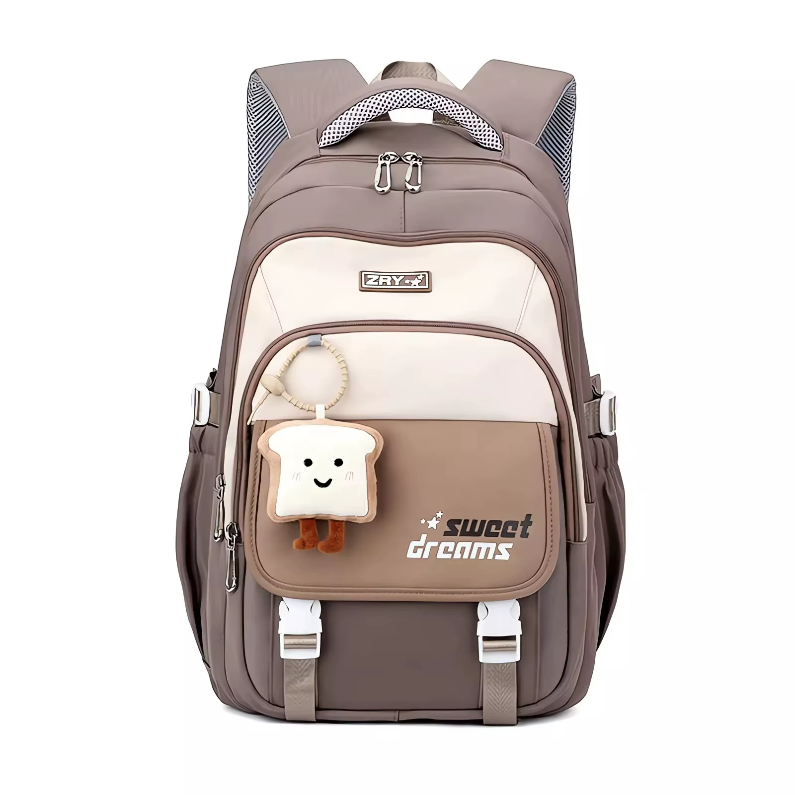 Sac à dos pour filles, sac à livres Kawaii pour adolescents, sac d'école à poches multiples pour le primaire, le primaire et le collège, âge 6-14