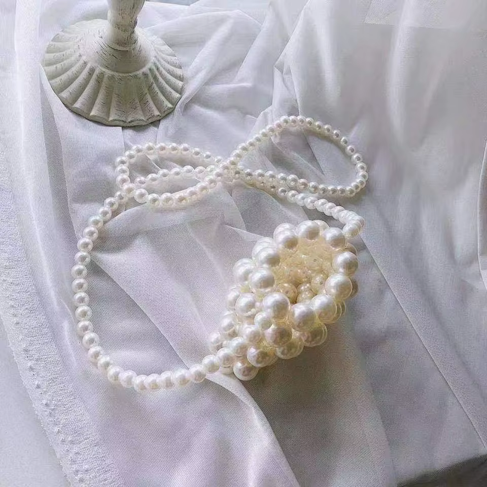 Mini sacs à main créatifs en perles pour femmes