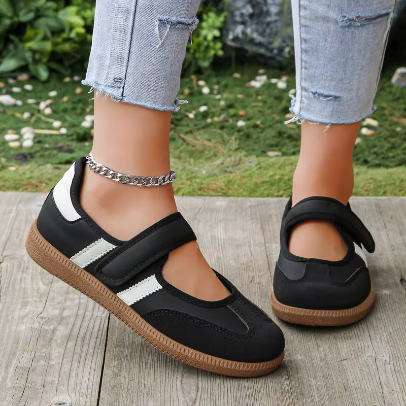 Baskets pour femmes 2026 Nouvelle mode Chaussures de créateur unies à bout peu profond Printemps Automne Mocassins à
