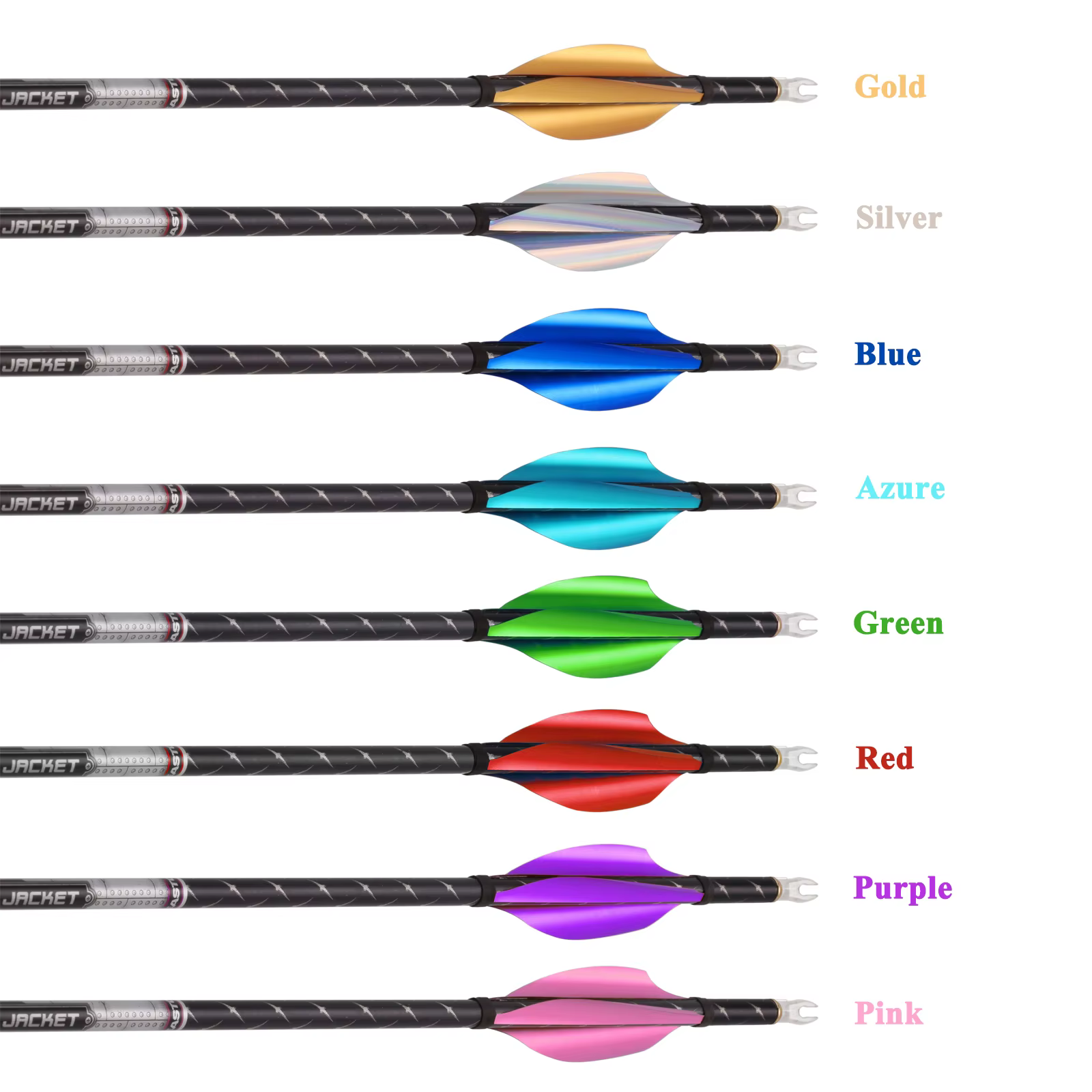 Bicaster Spin Vanes 3 pouces LH/RH Arrow Vanes Fletches - 60 pièces