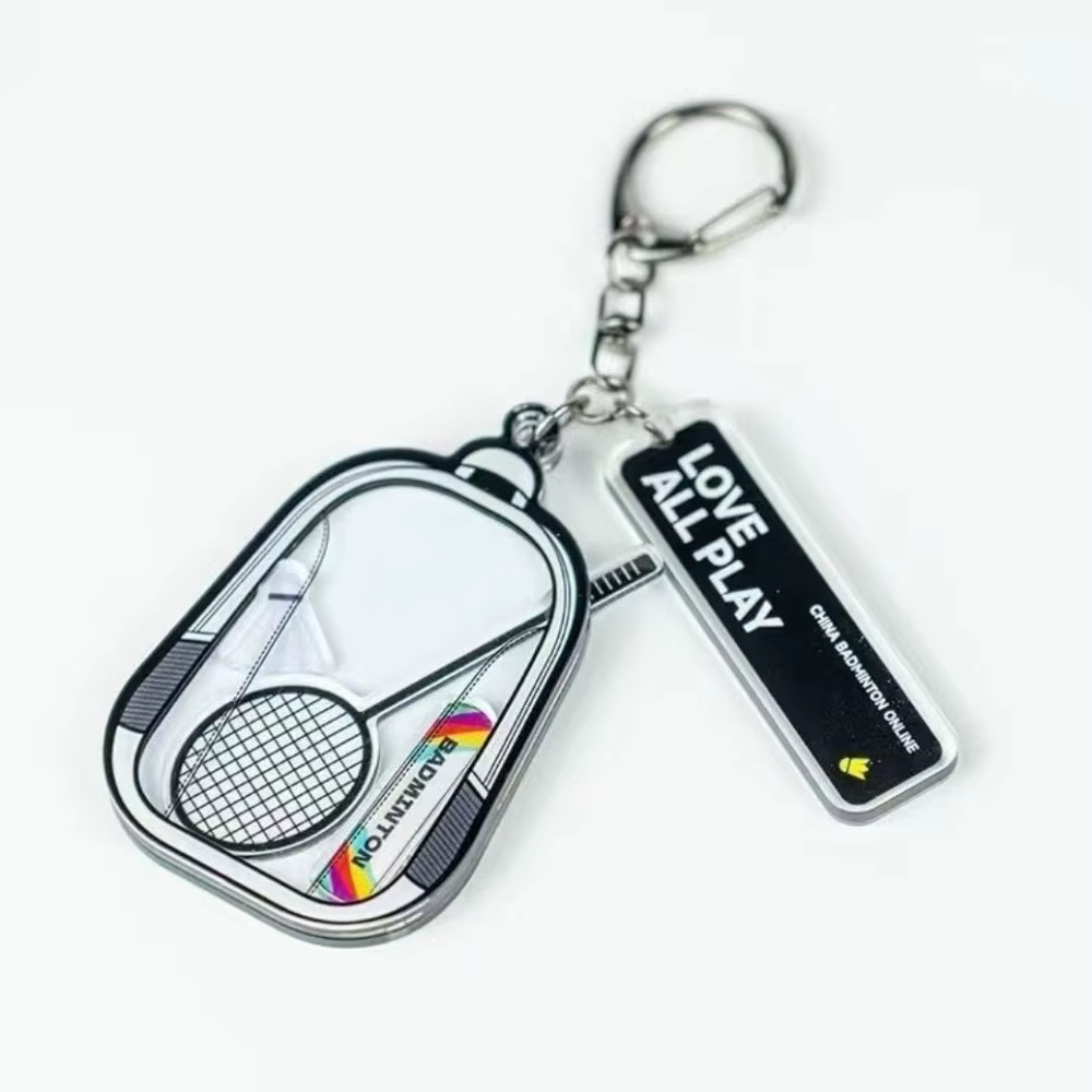 Sac à dos de Badminton mignon, pendentif secouant, porte-clés, accessoires de raquette de Badminton, cadeaux pour amis, Couple, amoureux du sport, Souvenirs