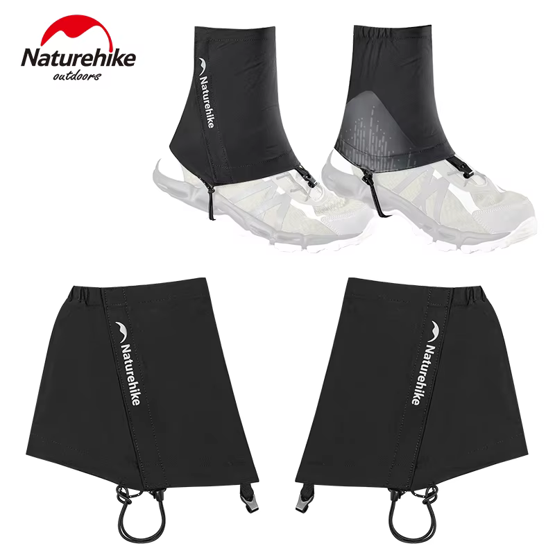 Naturehike 1 paire de guêtres de randonnée réglables