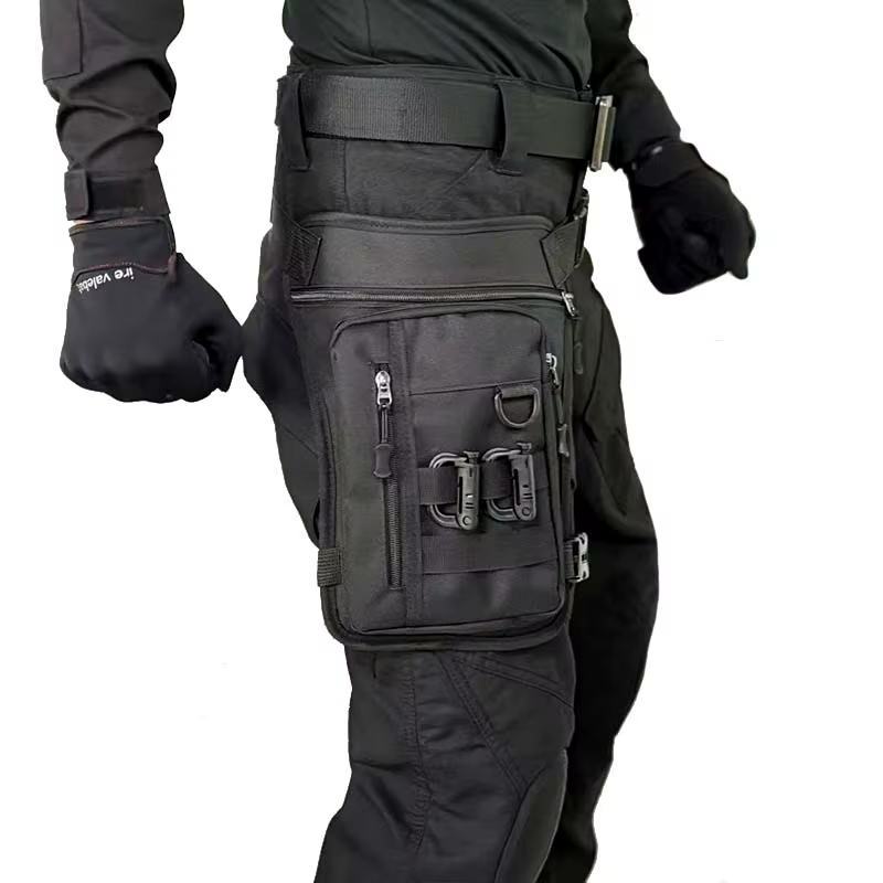 Sac de taille et de jambe d'extérieur pour hommes, sac à bandoulière décontracté, sac de sport, sac de randonnée multifonctionnel