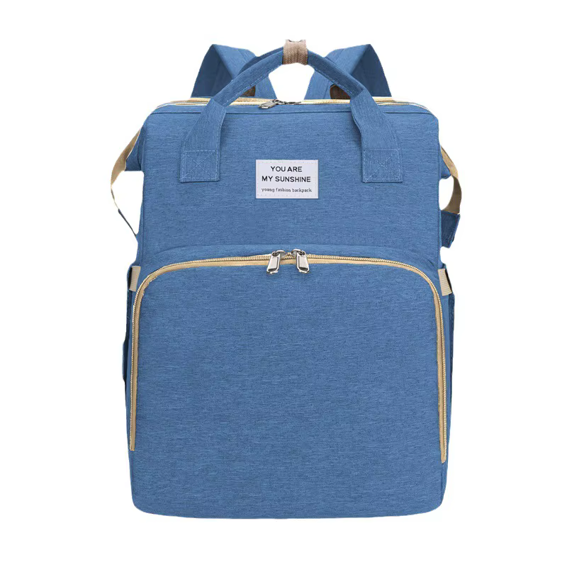 Sac de lit pliant à double usage pour maman, léger, grande capacité, sac de lait pour dos maternel et infantile, sac de lit polyvalent pour maman