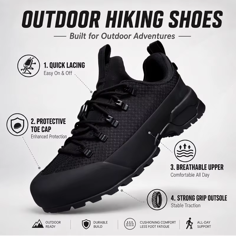 Baasploa – chaussures de randonnée pour hommes