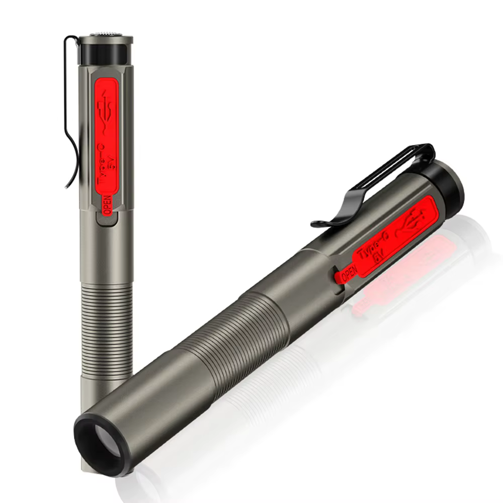 Mini lampe stylo 2-en-1