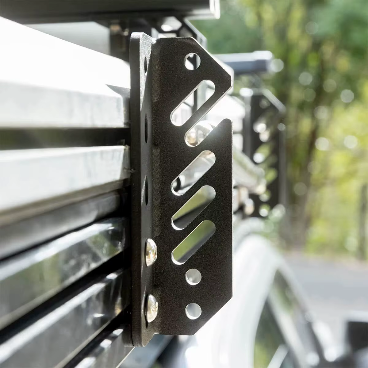 Support d'installation à dégagement rapide robuste pour tente latérale de voiture, support de connexion pour tente latérale et tente de toit de voiture