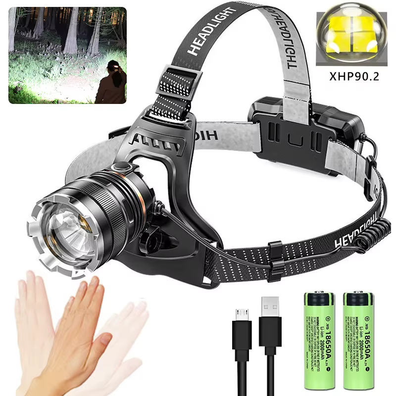 XHP90.2 lampe frontale Super puissante