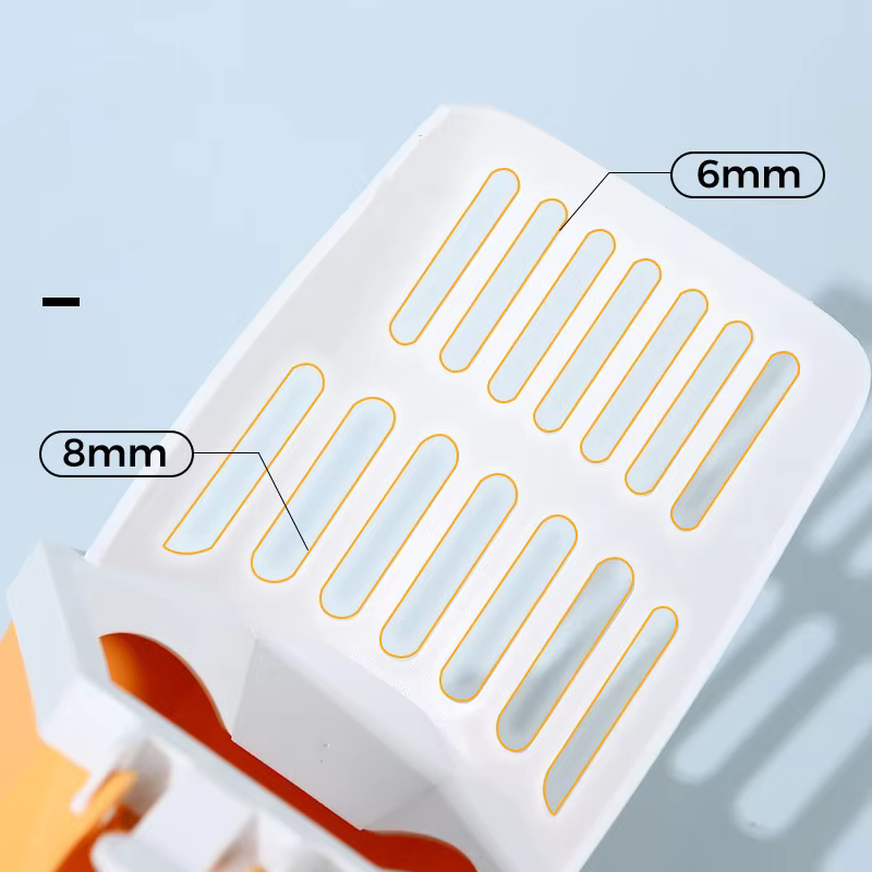 Pelle à litière pour chat avec sac à crottes intégré de grande capacité, outil de nettoyage pour boîte de toilette, fournitures pour animaux de compagnie