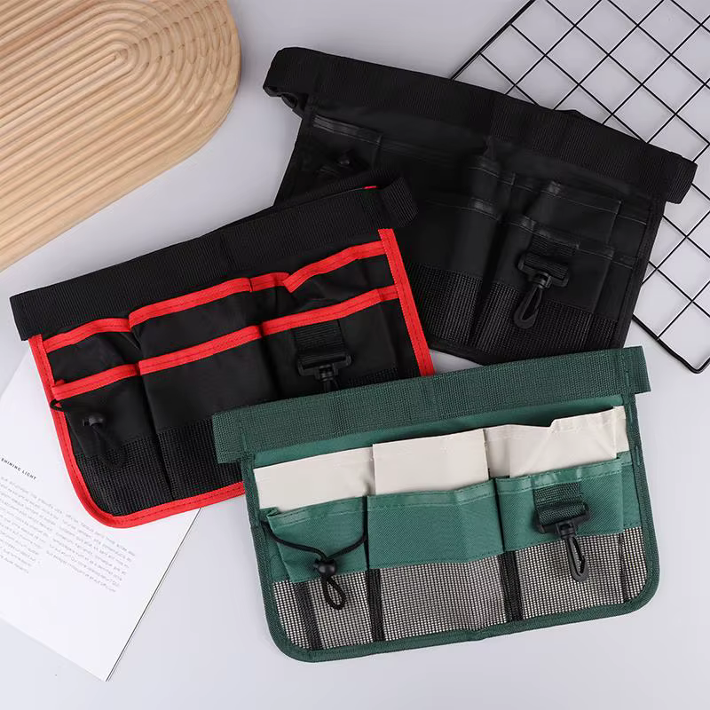 Sac de taille pour outils, poche de taille pour travail en plein air, pochette de rangement pour outils à main, sacs à outils pour matériel, sac de poche pour outils de jardinage pour électricien