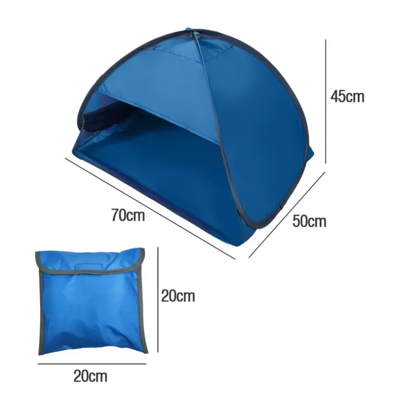 Tente de plage 2 secondes automatique instantanée pop-up abri solaire portable protection UV