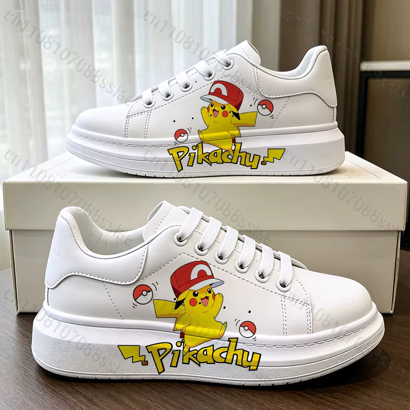 Chaussures de sport décontractées à motif de dessin animé Pikachu pour adultes