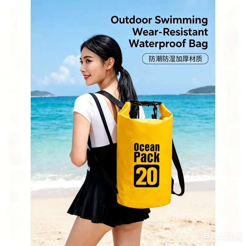 Sac de rangement étanche en PVC pour sports nautiques 5L/10L/20L/30L pour kayak