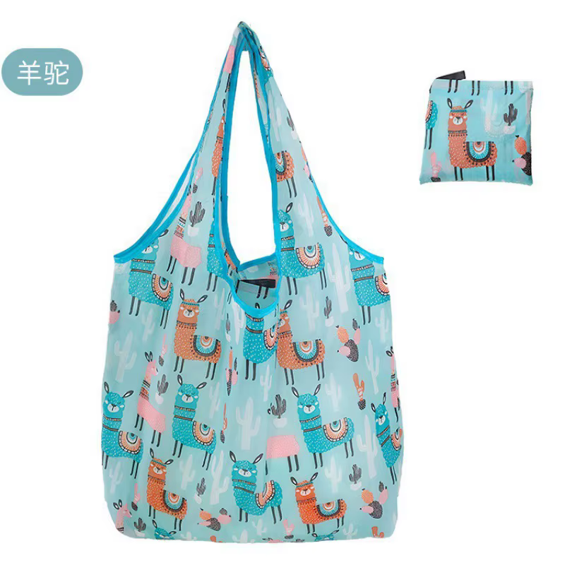 Grand sac de courses réutilisable pour femmes, fourre-tout pliable, écologique, réutilisable, pliable, étui d'épicerie, sacs à main, sacs de rangement
