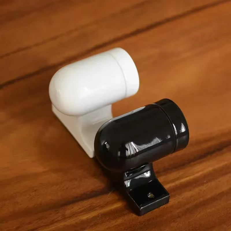 Lampe murale vintage en céramique E27 - Support d'ampoule rétro industriel