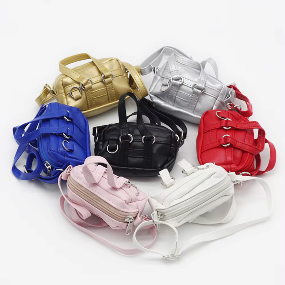 Sac messager pour poupée Labubu 1/6 1/8 BJD Blythe, sac à dos, sac à main pour poupée, accessoires pour Labubu