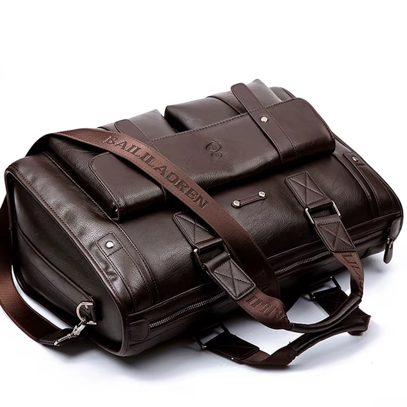 Porte-documents en cuir pour hommes