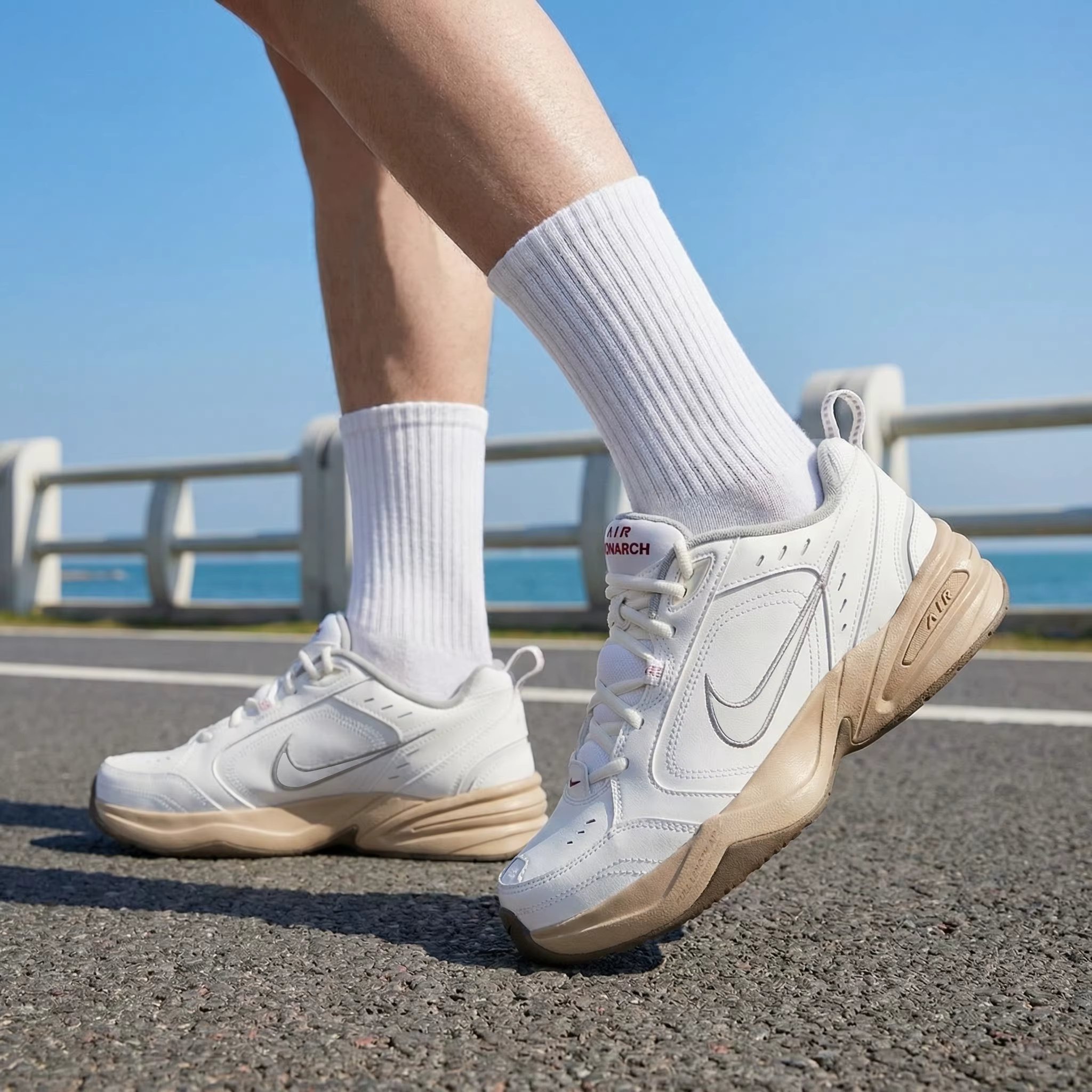 Nike – chaussures de sport légères Air Monarch Iv pour hommes, chaussures de course respirantes et amortissantes
