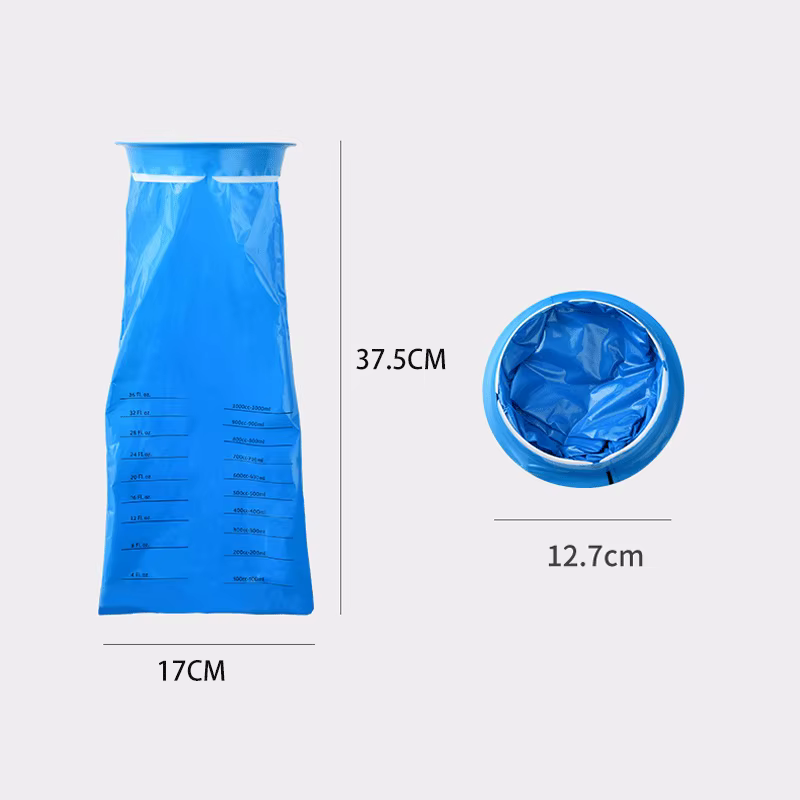 Sac à vomir jetable de 1000 ml, portable, pour voyage, voiture, avion, mal des transports, nausées, grossesse, urgence, sac de nettoyage pour vomissures