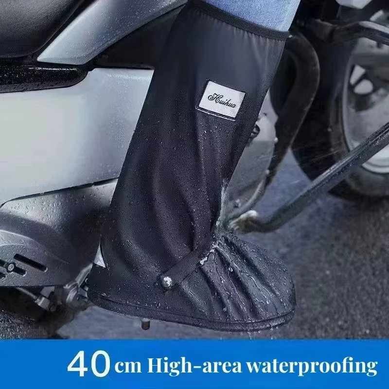 Couvre-chaussures de pluie réutilisables pour moto et vélo