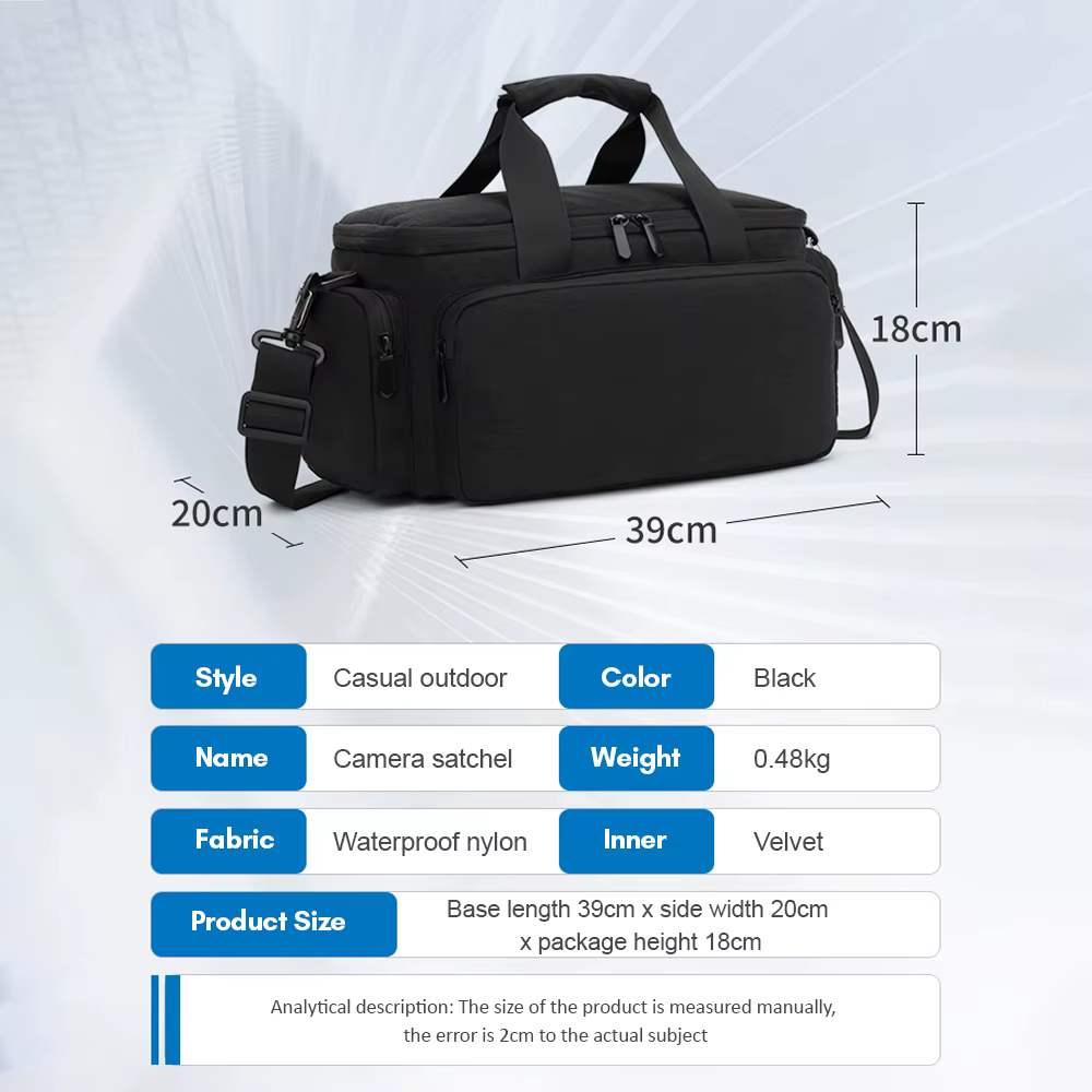 Sac pour appareil photo sac à bandoulière