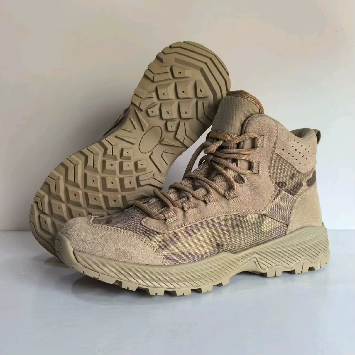 Bottes de chasse de Camouflage mi-coupe pour hommes