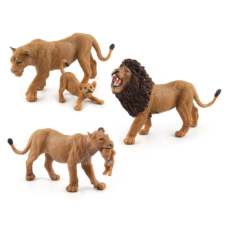 Modèle de lion simulé réaliste