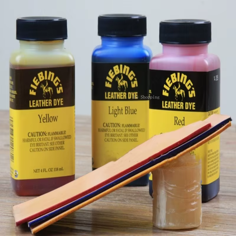 Fiebing's – colorant liquide à l'alcool pour cuir, bricolage, produits en cuir faits à la main, chaussures/artisanat de sac à main/peintures de coloration pour sculpture de tannage végétal