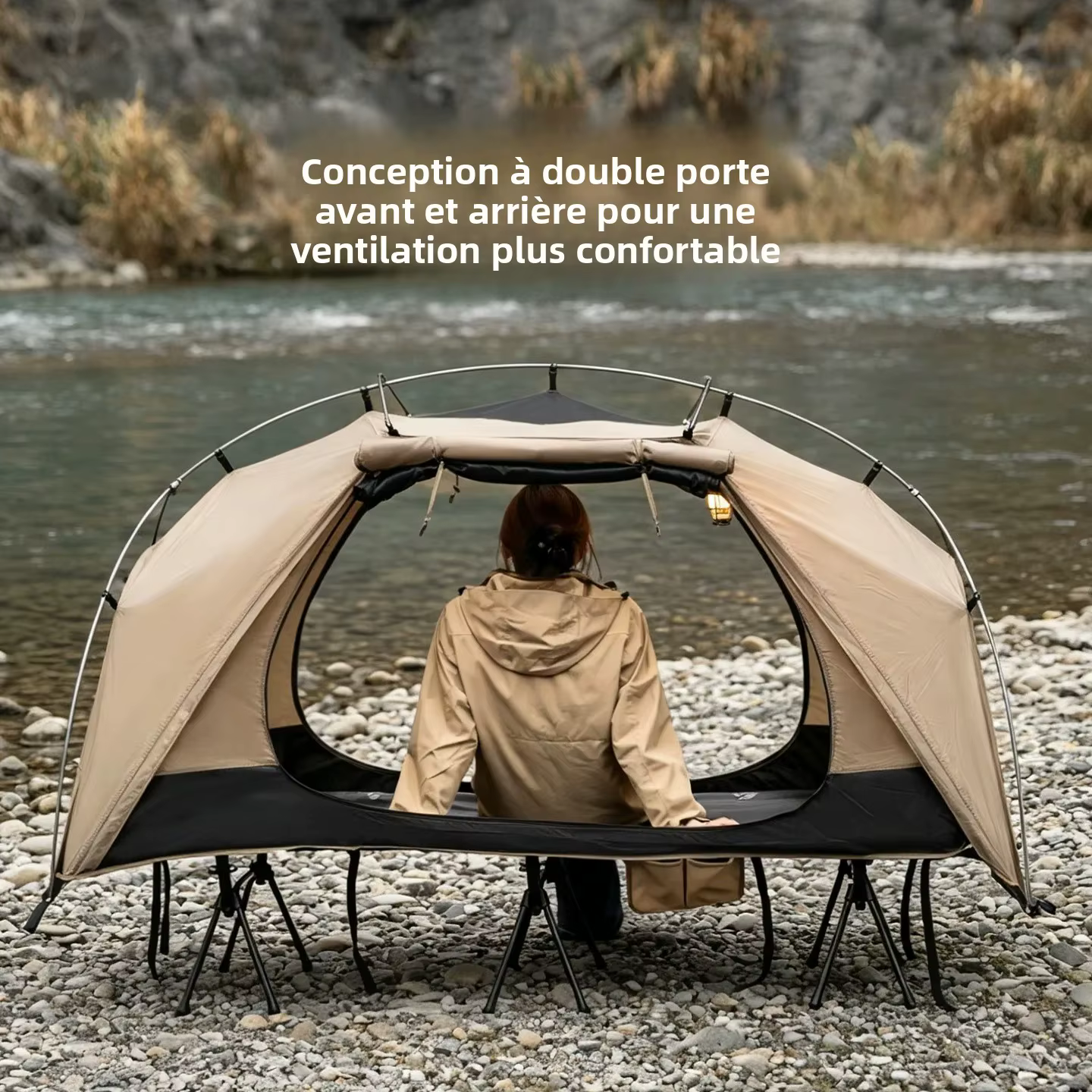 Tente de camping Mountainhiker avec tente intérieure indépendante