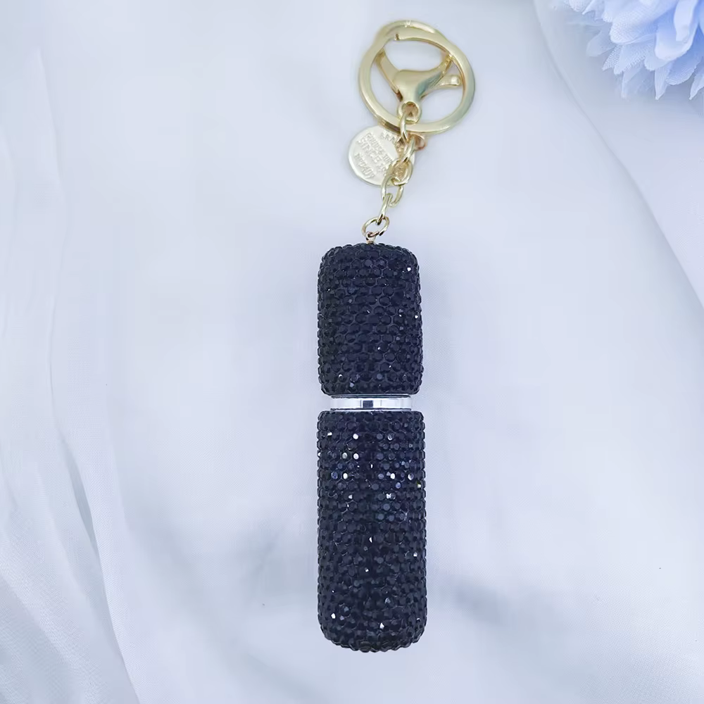 Porte-clés accessoire bouteille de pulvérisation de parfum Portable flacons en verre rechargeables atomiseur