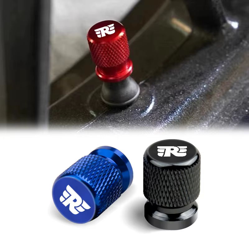 Bouchons de couvercle de tige de Valve de pneu en métal, accessoires de moto pour Royal Enfield Bullet Meteor Classic 350 500, 2 pièces