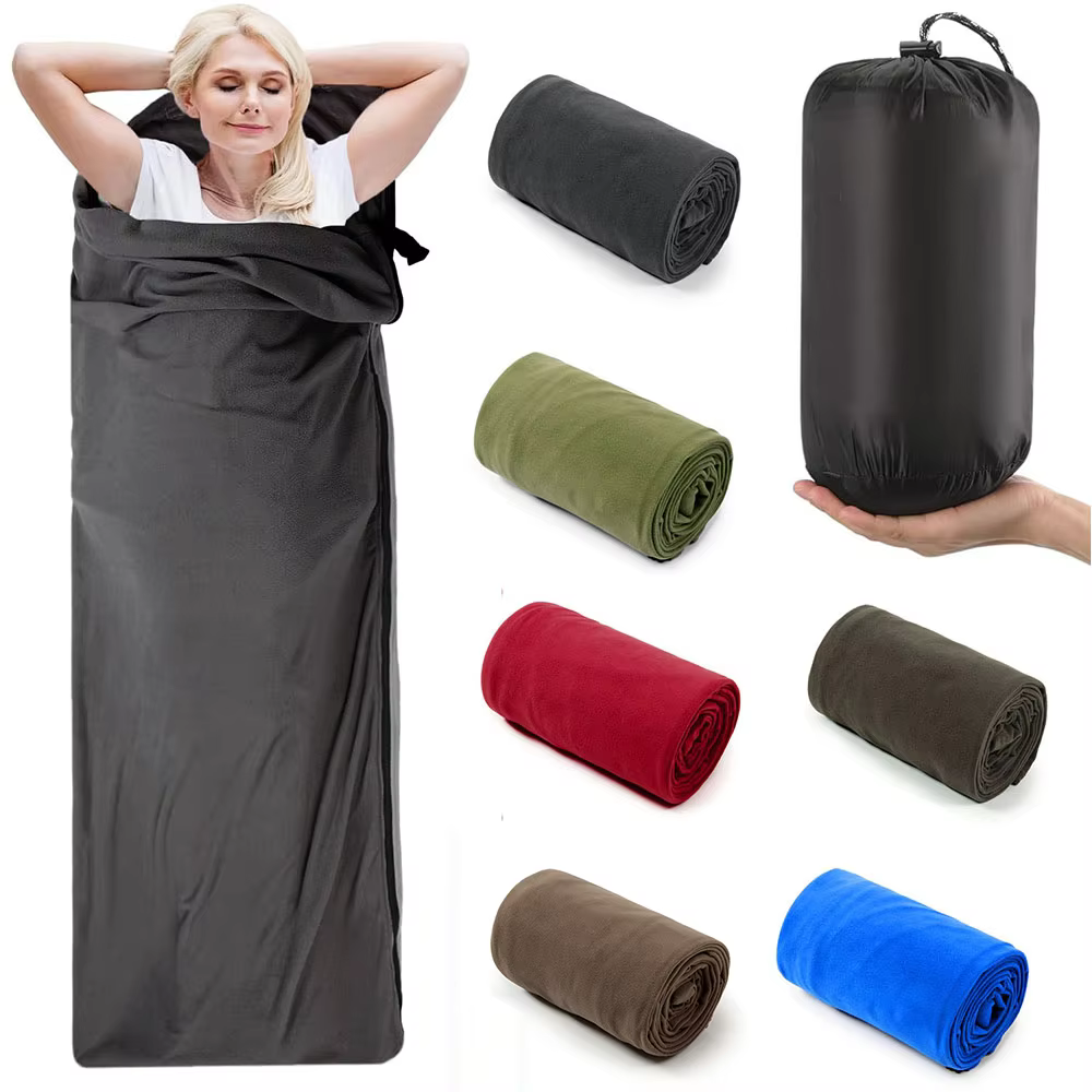 Sac de couchage en polaire pour l'extérieur