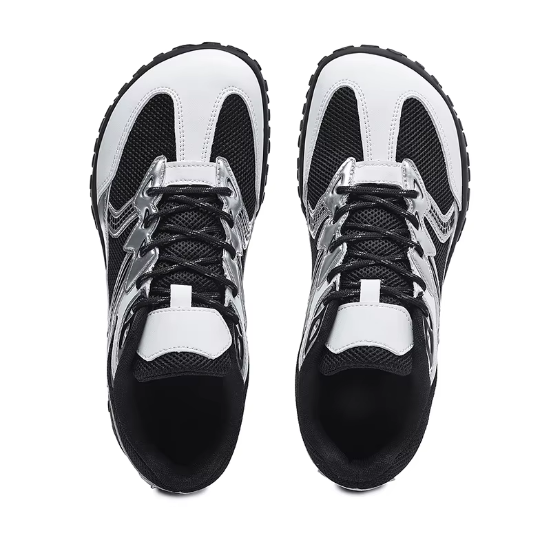 Nouvelles chaussures minimalistes pour hommes à bout large