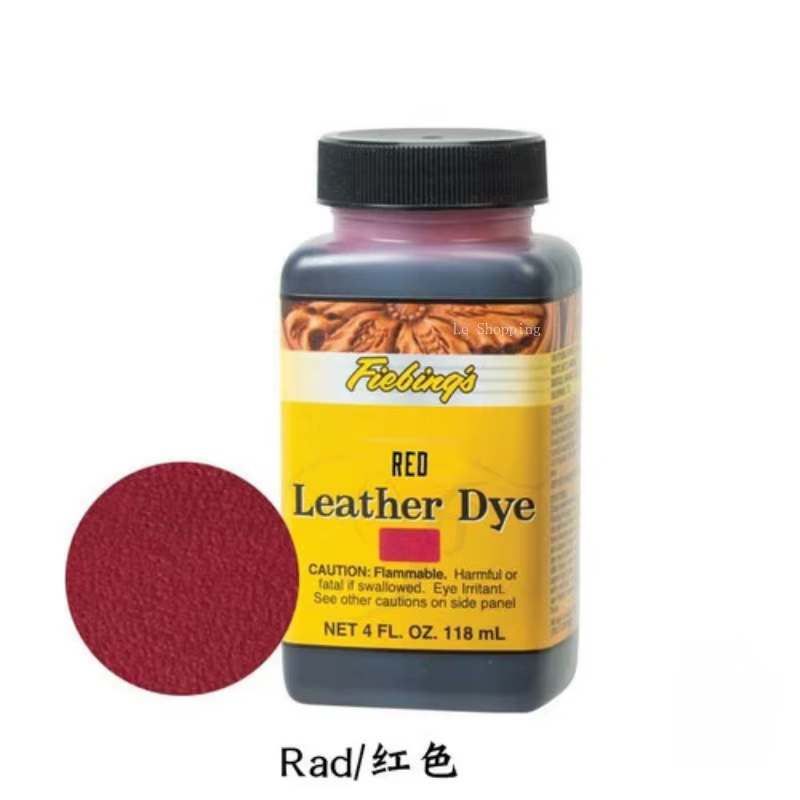 Fiebing's – colorant liquide à l'alcool pour cuir, bricolage, produits en cuir faits à la main, chaussures/artisanat de sac à main/peintures de coloration pour sculpture de tannage végétal