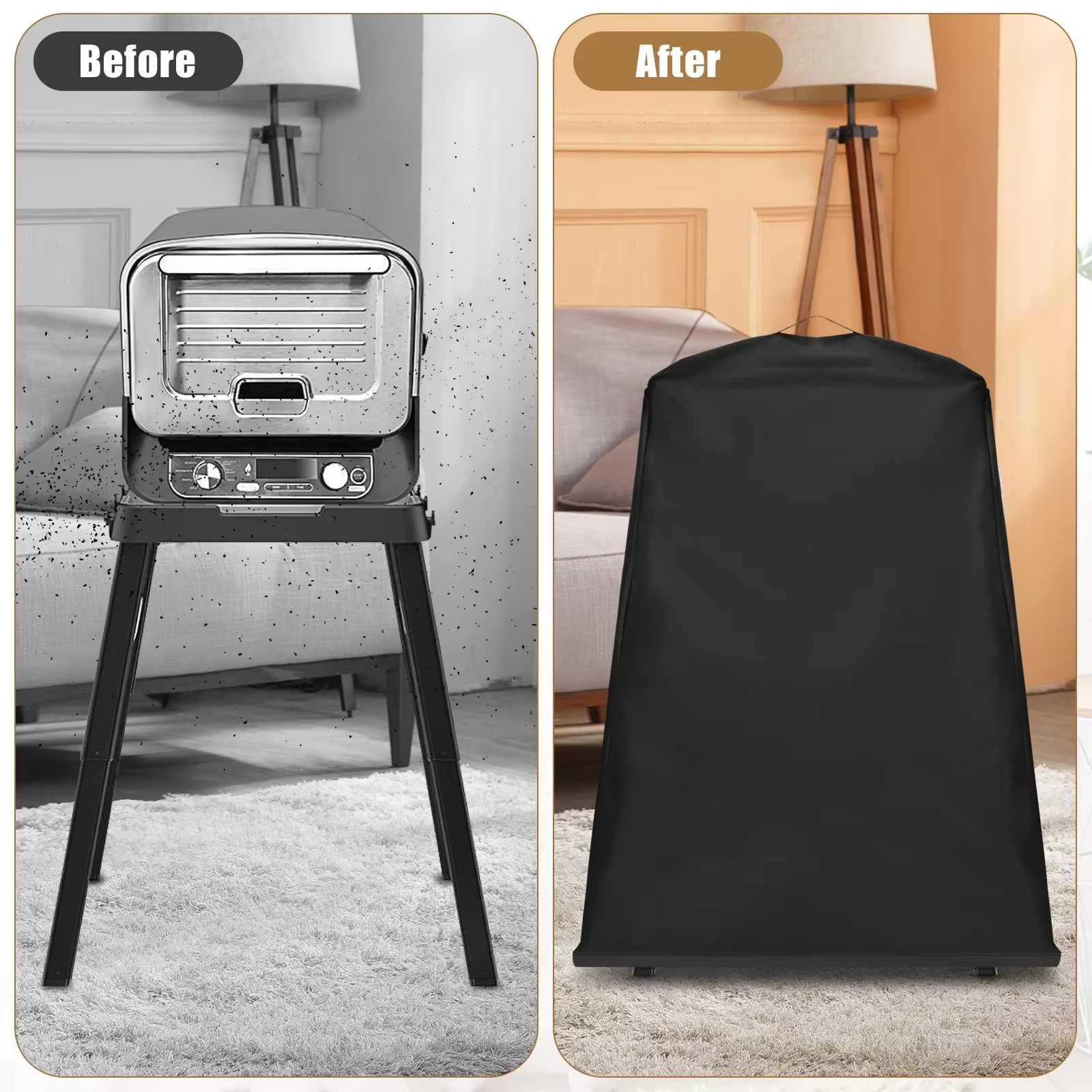 Housse de four à Pizza 8 en 1, pour Ninja OO101 Woodfire, pour four à Pizza extérieur, tissu Oxford, imperméable, anti-poussière, accessoires pour barbecue, nouveau