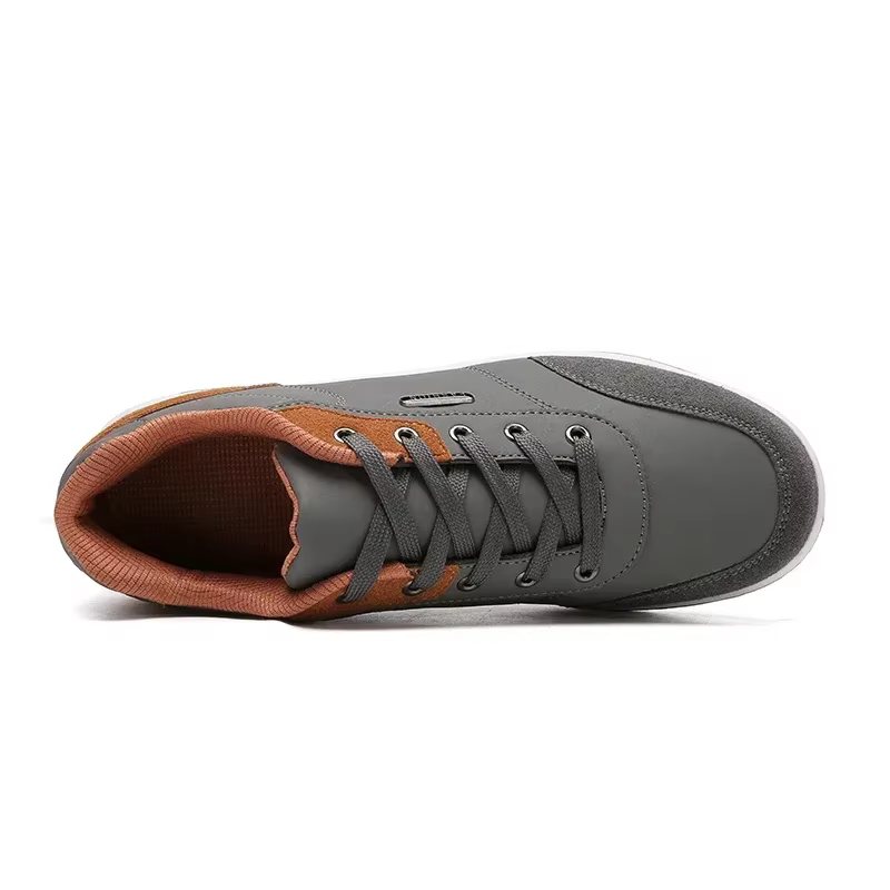 Nouvelles chaussures de course hommes en cuir imperméable baskets athlétiques vêtement homme résistant