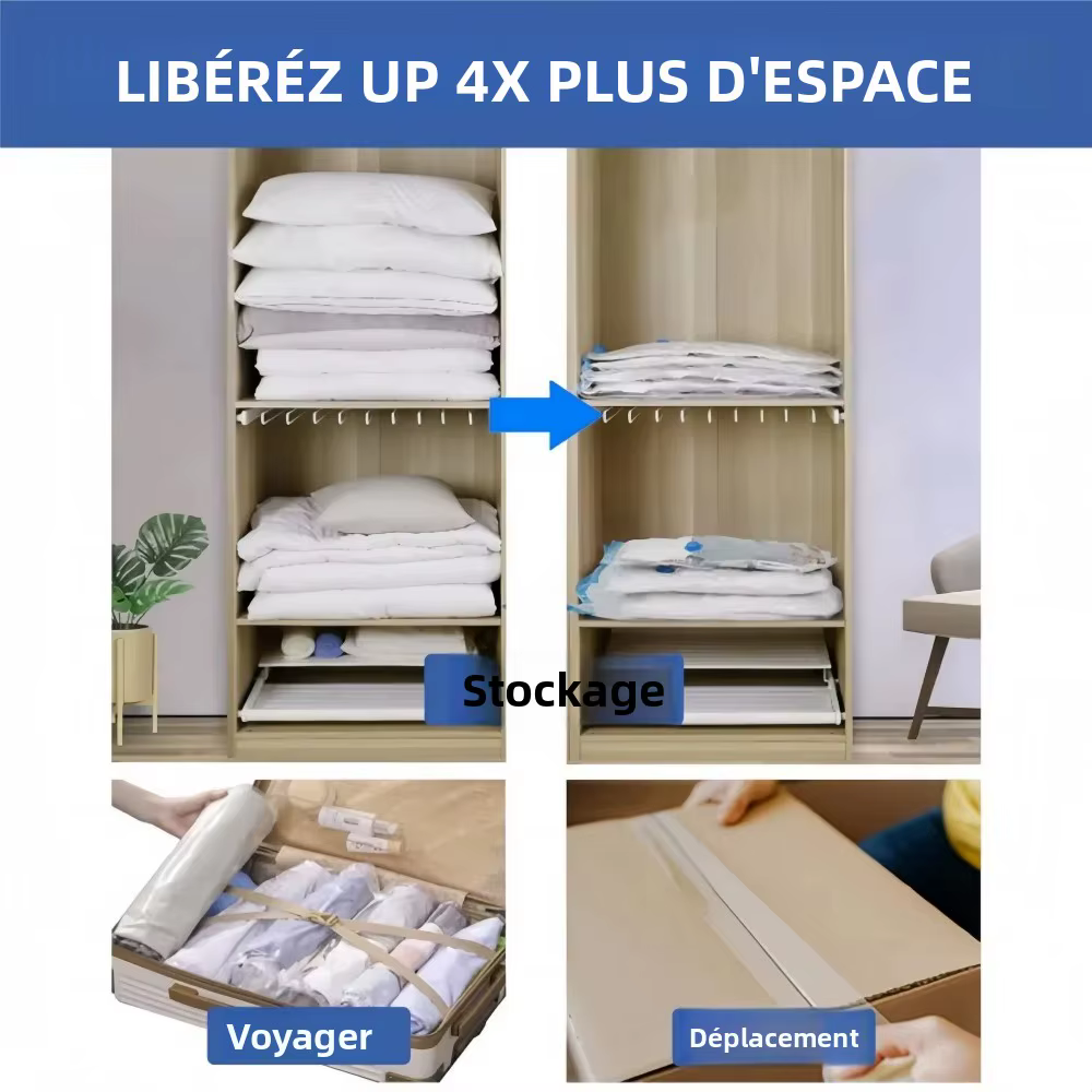Sacs de rangement sous vide