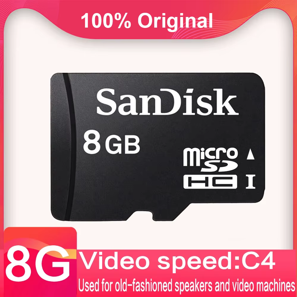Carte mémoire Micro SDHC originale classe 4 8GB cartes