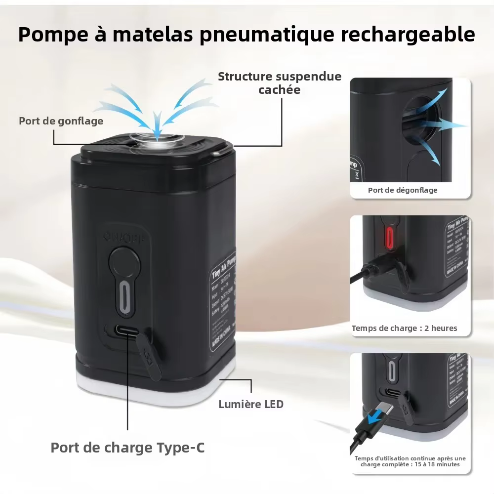 Sacs de compression sous vide portables pour le camping et les voyages
