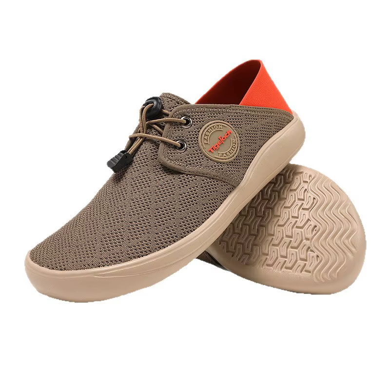 Chaussures de randonnée décontractées pour hommes à bout large et sabots larges