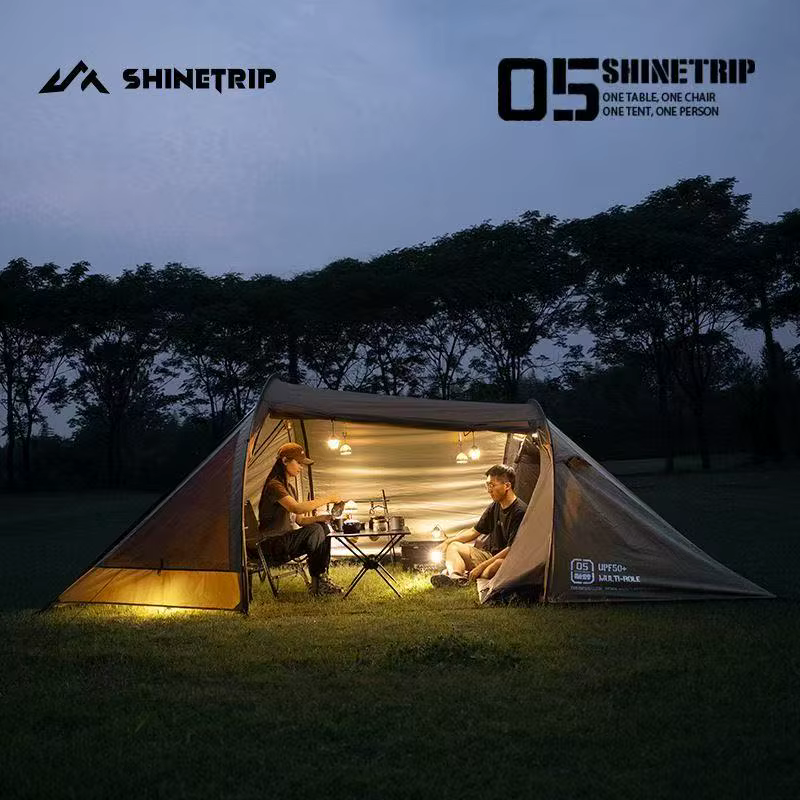Tente tunnel légère ShineTrip pour 2 personnes