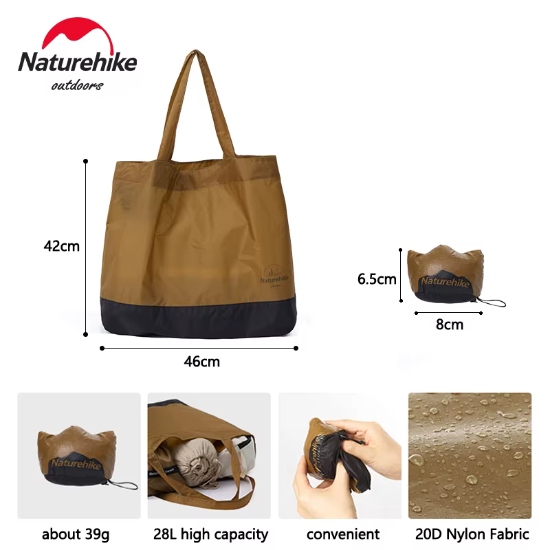 Naturehike – sac environnemental Portable de grande capacité