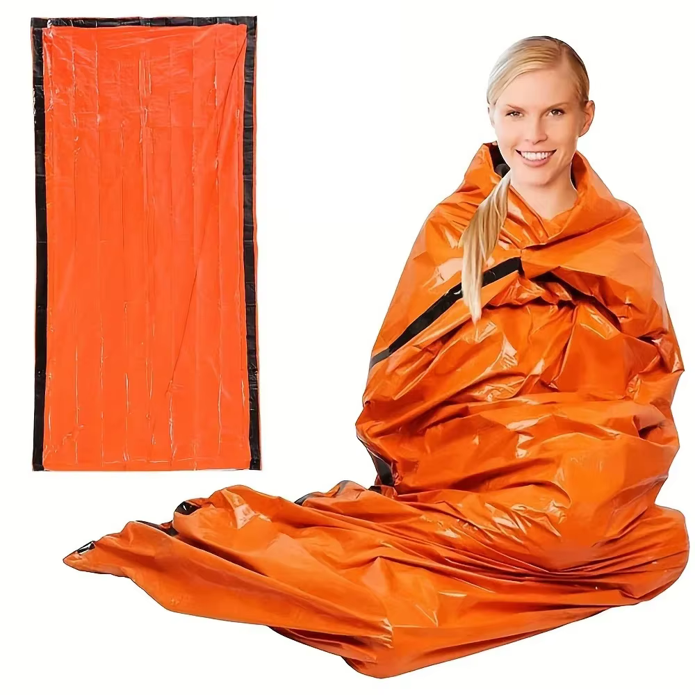 Sac de couchage de survie d'urgence Portable et étanche