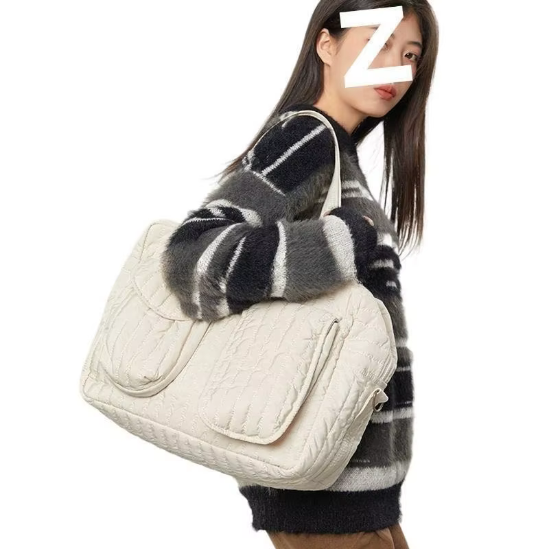 Sac à couches matelassé en coton pour bébé