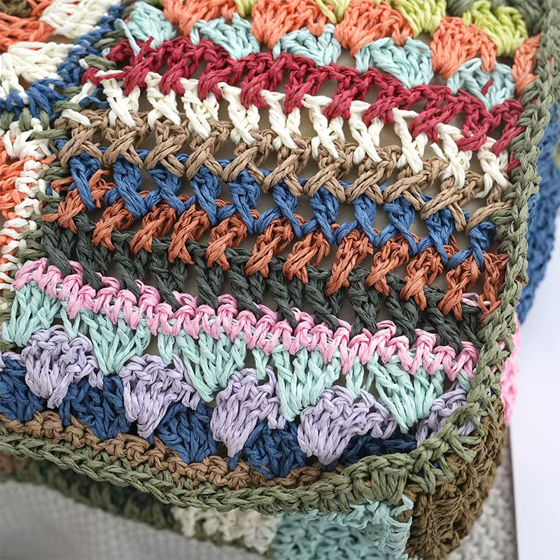 Offre Spéciale : Fil de raphia pour chapeau d'été au crochet, 31 couleurs, pour sacs tricotés DIY, fil tressé pour paille, artisanat fait main, tissage, ficelle de raphia