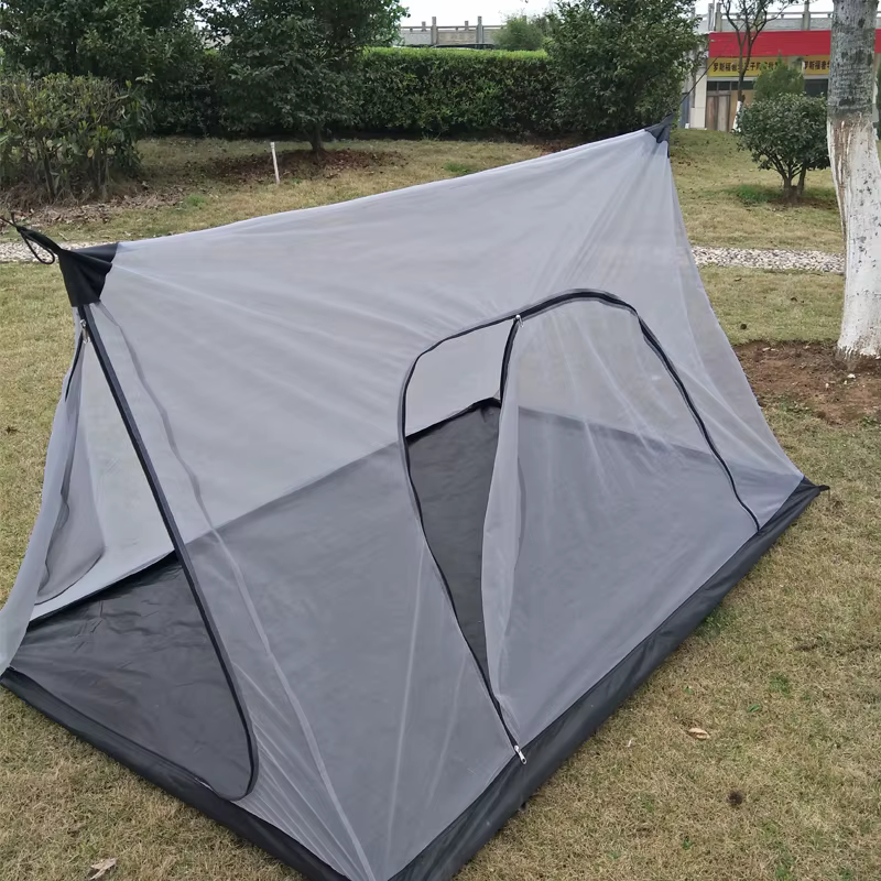 Nouveau Camping moustiquaire tente avec fond simple porte