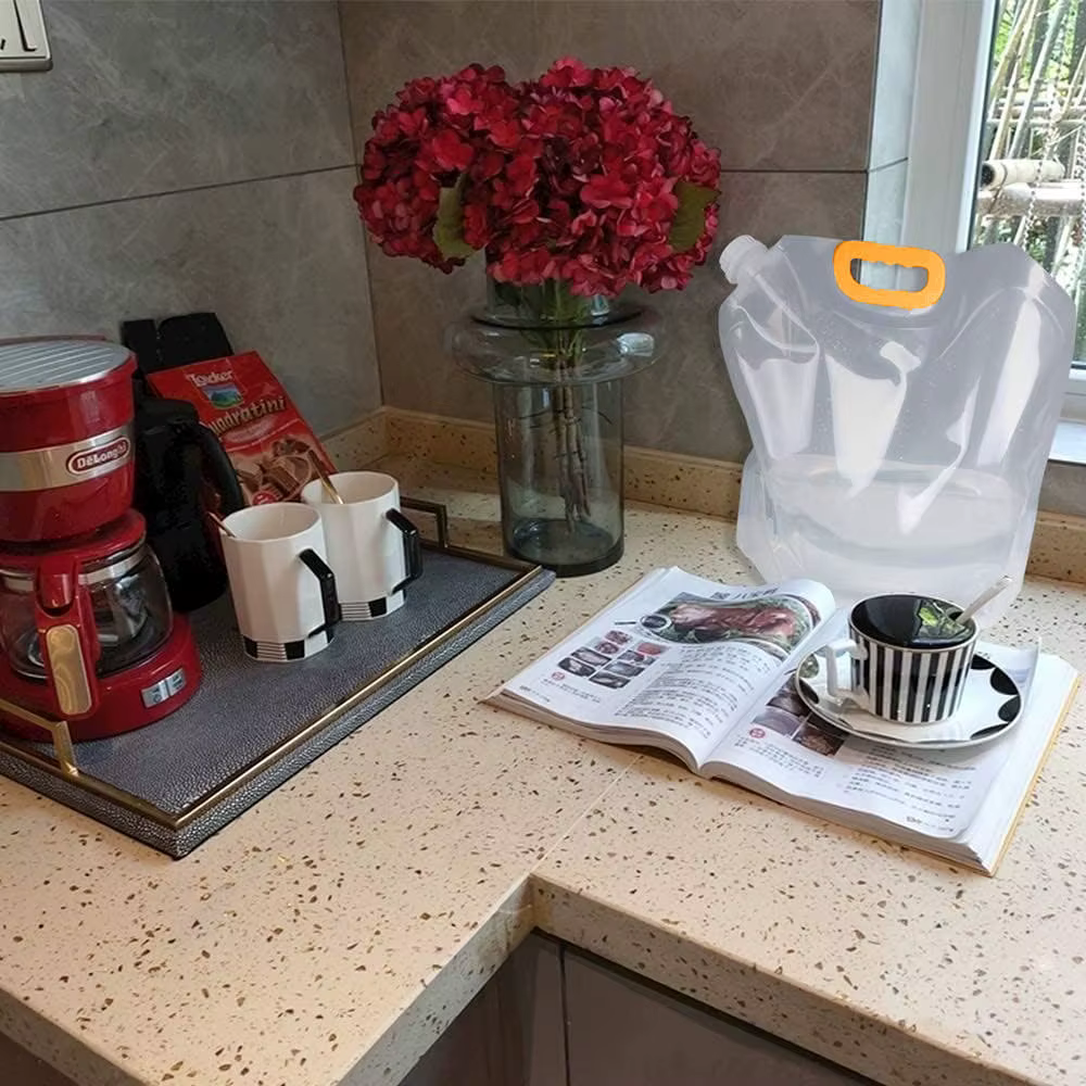 Sac à eau Portable 5L, seau pliant de stockage
