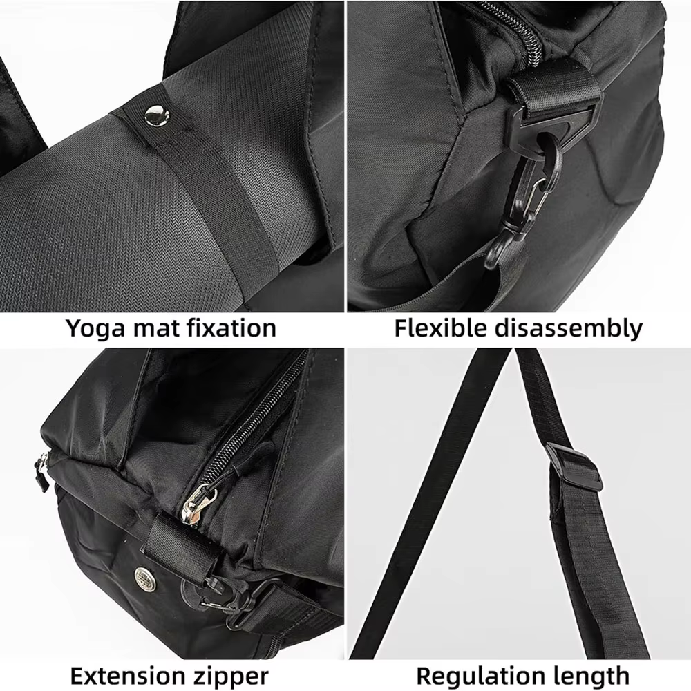 Sac à bandoulière de Yoga pour femmes, avec compartiment à chaussures, sac de rangement de voyage, sac de sport de week-end, sacs à main de loisirs