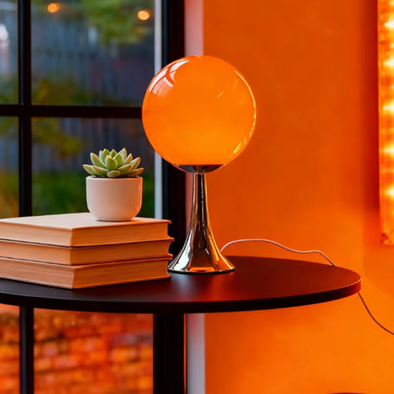 Lampe de bureau en verre, style nordique, ambiance chaleureuse, lampe de chevet, 3 tons de couleur, éclairage décoratif pour chambre à coucher, restaurant, bar, maison d'hôtes, usine